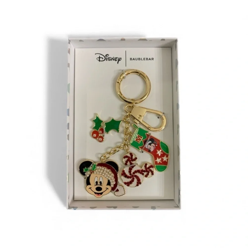 Disney BaubleBar Holiday Keychain